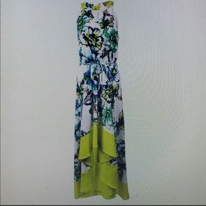 Vince Camuto high low floral print dress !!